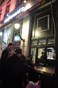 Drive-thrus, walkups, McDonalds always provides a quicker option