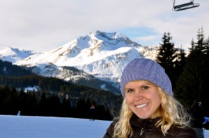 At the top of the Pleney telecabin lift