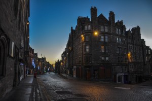 An early morning walk on the Royal Mile